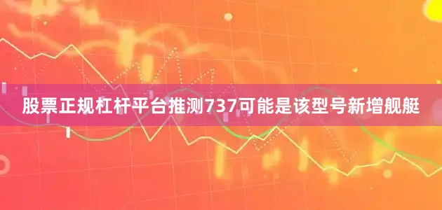 股票正规杠杆平台推测737可能是该型号新增舰艇